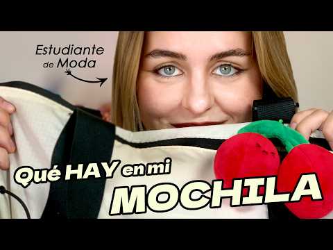 ¿Qué llevo en mi mochila de estudiante de moda? 🎒✨ ¡Secretos y esenciales!