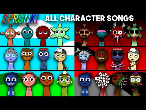 Sprunki Incredibox | Original Characters | ALL CHARACTERS | Sprunki OC