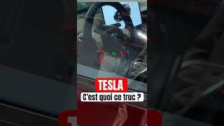 C'est quoi ce truc sur le volant de la TESLA ? #enhance #enhauto