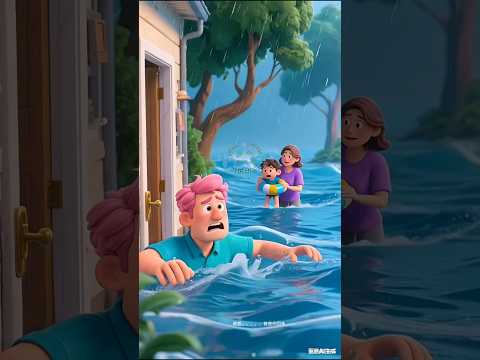 বন্যায় গ্রাম ডুবে গেলো🥰#shortsfeed #cartoon #comedy #shorts #batman #funny #funnyvideo #viral #kids