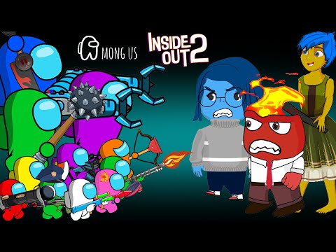 어몽어스 VS Inside Out 2 (Game 2) | AMONG US ANIMATION