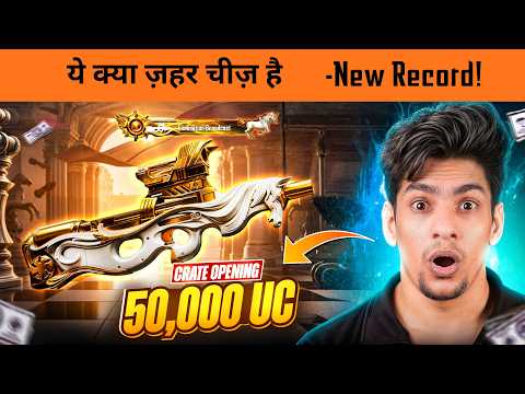 NEW GOLDEN PHARAOH P90 MAX OUT 😱 50,000 UC CRATE OPENING IN BGMI