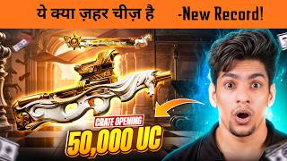 NEW GOLDEN PHARAOH P90 MAX OUT 😱 50,000 UC CRATE OPENING IN BGMI