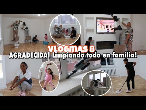 VLOGMAS 8🎅 AGRADECIDA🙏 LIMPIANDO LA SALA NUEVA EN FAMILIA🧼 LA CASA, PROPIEDAD DE AMBOS🏡 | 8 Dic 2024