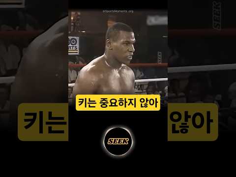 키는 중요하지 않아 #타이슨 #복싱 #격투기