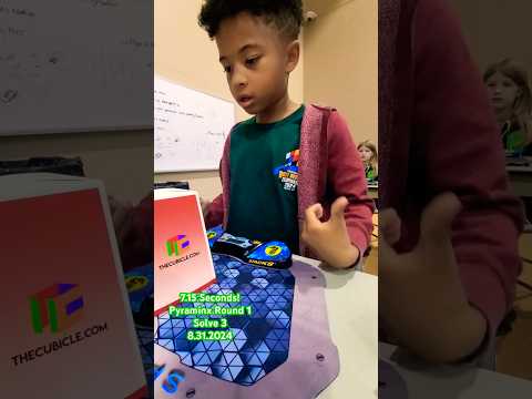 7.15 Seconds! CWAAC '24 - Pyraminx R1, S3 #cube #quick #share #like #subscribe #views #watch #fun