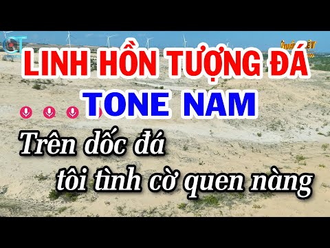 Karaoke Linh Hồn Tượng Đá Tone Nam Am || Nhạc Sống Mới Nhất | Karaoke Tuấn Kiệt