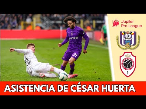 CHINO HUERTA y una asistencia TOP para el 1-0 del Anderlecht frente al Antwerp | Jupiler Pro League