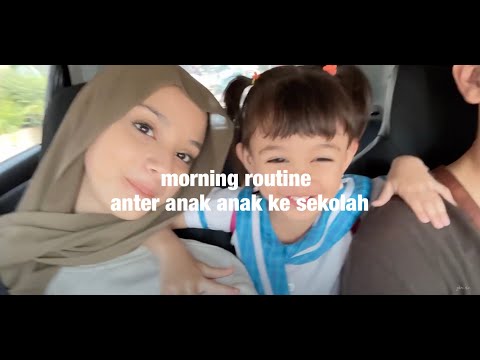 school day routine with two kids