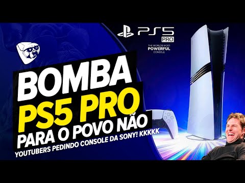 YOUTUBERS Que MANDAVAM Você NÃO COMPRAR O PS5 PRO, PEDINDO CONSOLE DA SONY! KKKKK Cross FOI + HOMEM