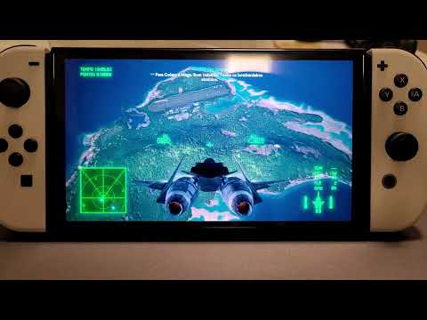 Ace Combat 7: Skies Unknown - First Stage Gameplay Switch OLED off-screen