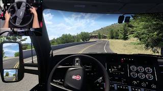 Kenworth T680 - American Truck Simulator | Moza Truck Steering Wheel gameplay