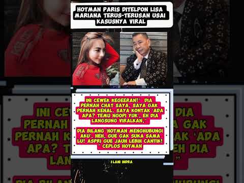 Hotman Ditelpon Lisa Mariana Terus-terusan usai Kasusnya Viral #ridwankamil #shorts #motivation