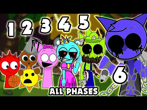 Incredibox Sprunki ALL PHASES | Friday Night Funkin' VS Sprunki (Horror Mod Fnf)