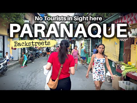 Exciting Backstreets of Parañaque City Metro Manila Philippines [4K HDR]