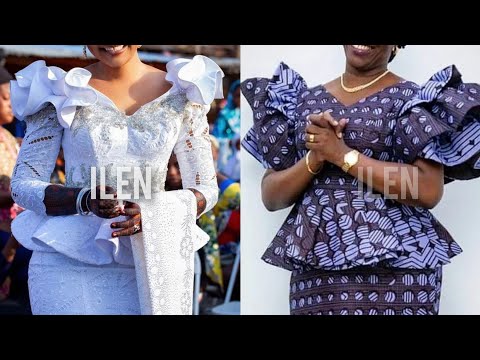 Most Hottest Ankara Styles For ladies 2025: Trendy Ankara Wax Print Dress |BestBoubou & Kaftan Gown