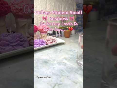 Breakup ka dukh bhi izzat se express ho sakta hai… 💔🕯️ #candle #candlebusiness #candlecraft