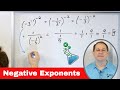 Simplifying Negative Exponents and Powers of Zero