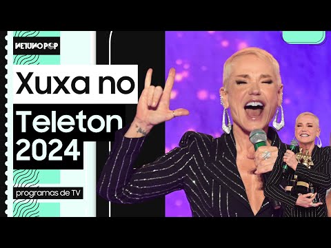 Xuxa no Teleton 2024 | Apresentadora canta Lua de Cristal, recebe Troféu Imprensa e é ovacionada