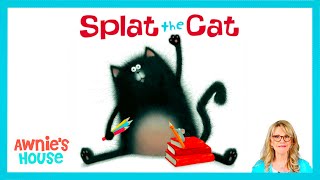 SPLAT THE CAT First Day of School! 📚 Kids Book Read Aloud by Awnie