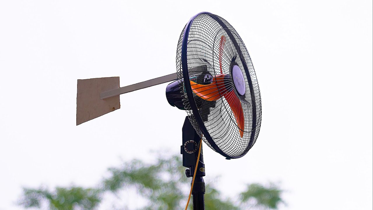 DIY Wind Turbine Generator from old Fan
