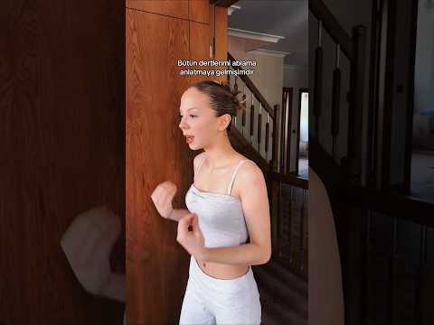 Hem benim dertlerimle hem yeğenimle uğraşmaya çalışan Ablam! #shorts