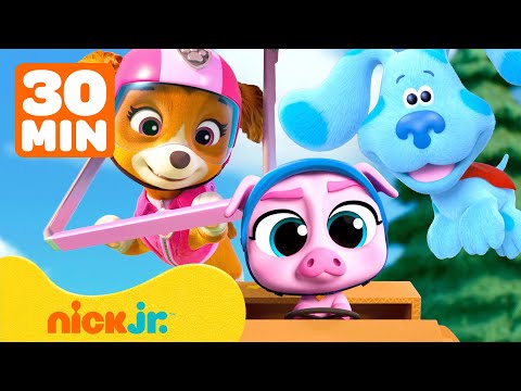 30 Minutes of Outdoor Fun in the Sky w/ PAW Patrol, Barnyard Daycare, Blue & MORE! #2 | Nick Jr.