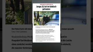 Joel aus Pragsdorf - WARUM? 🥲 #shorts #nachrichten #deutschland