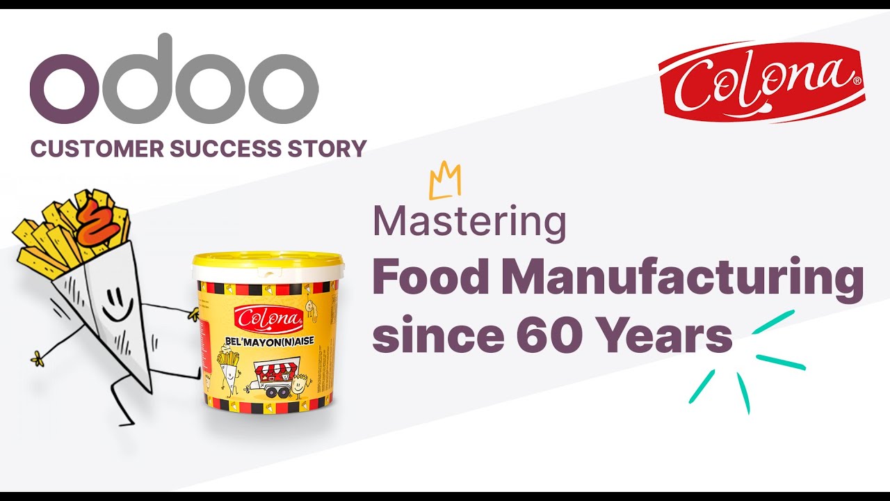 Cooking Up Efficiency: How Colona Masters Food Manufacturing with Odoo | 09.11.2023

Try Odoo online at https://www.odoo.com Discover how Colona streamlines their sauce manufacturing process with Odoo.