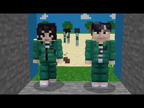 I Saved SQUID GAME Characters in Minecraft...😳 #squidgame#minecraft#shorts