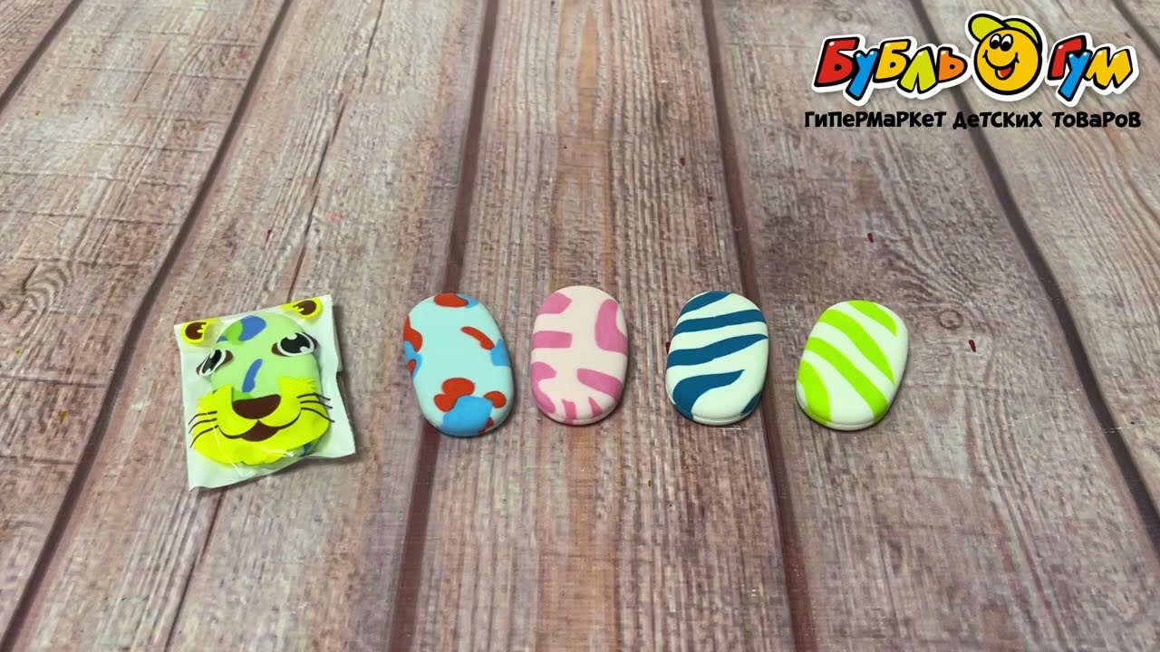 Ластик JUNGER Зверушки в ассортименте - видео Ластик JUNGER Зверушки в ассортименте - видео