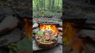 Doğal Taşta Palamut Izgara 🐟 Güveçte Sütlaç - cooking grilled bonito on a natural stone
