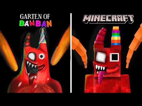 Criei o TRAILER de GARTEN OF BAN BAN 3 No Minecraft