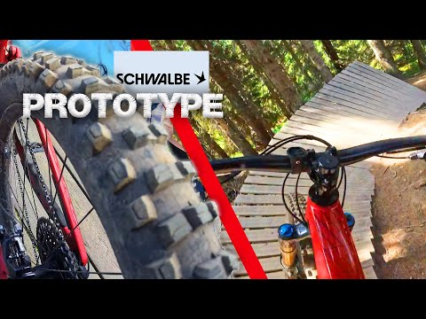 UN PNEU DE MOTOCROSS SUR MON VTT !!!  ( BIKE PARK DES SAISIES )