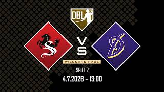 Live 🔴 DBL Wild Card Race: Stuttgart Reds vs. München-Haar Disciples - Spiel 2
