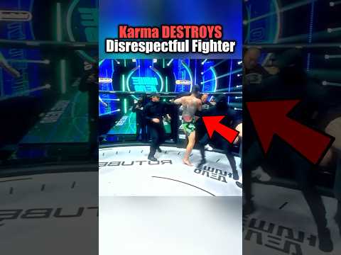 Karma DESTROYS Disrespectful Fighter#ufc #mma