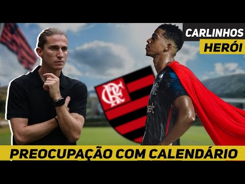 FLAMENGO VENCE O BANGU / PREOCUPAÇÃO COM CALENDÁRIO