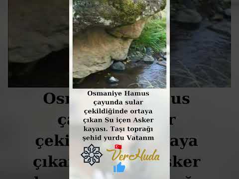 Su içen Asker Kayası
