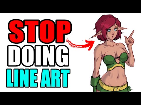 STOP WORRYING ABOUT LINE ART