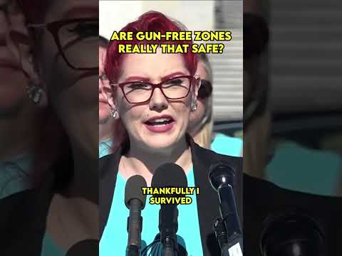 Are gun-free zones really that safe?🤔#gunfreezones #womensconcealedcarry #selfdefense#gunowner