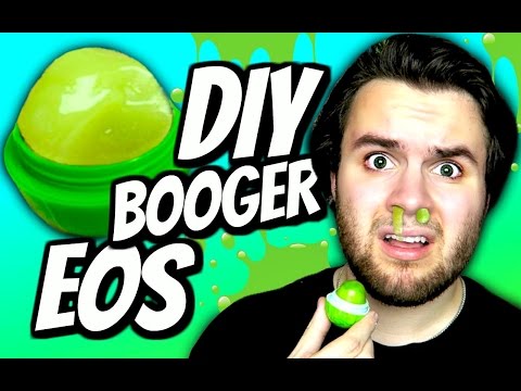 DIY Booger EOS! | How To Make Boogers Into EOS Lip Balm Tutorial!