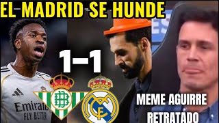 PINCHAZO DEL MADRID ANTE EL BETIS!! Y SE LES ESCAPA LA LIGA!!