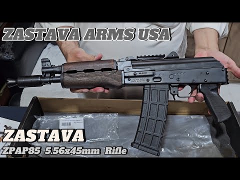 ZASTAVA ZPAP85 5.56MM RIFLE REVIEW AND UNBOXING. #zastava #zpap85 #223rifle