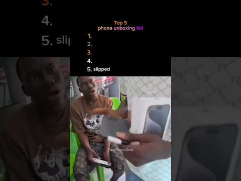 Top 5 phone unboxing fail #dailymemes #memes #funny #ranking #phone