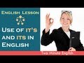 Understanding 'It's' vs 'Its'