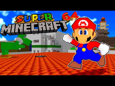 MARIO 64 dentro do MINECRAFT! (Mod Incrível)