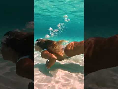 I've never swam in clearer water!!! #shorts