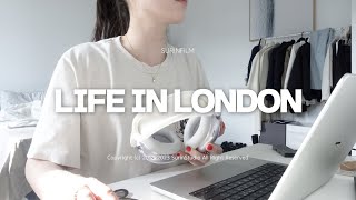 eng) vlog. 런던 유학생의 자취 브이로그. 손목 아픈데 계속 일하는 일상. 납작복숭아 때문에 요거트 중독됨. 학교갈 때 입는 데일리룩. 아이유 콘서트 / 수린 suzlnne