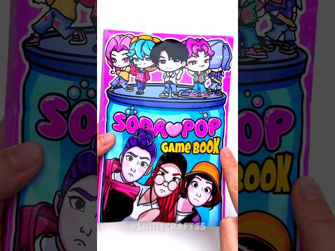 KPop Demon Hunters GAME BOOK | Saja Boys SODA POP| 케이팝 데몬 헌터스 #gamebook #sajaboys #rumi #zoey
