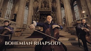 Bohemian Rhapsody (Excerpt) — Drone one-take inside Gothic Cathedral | Prague Cello Quartet